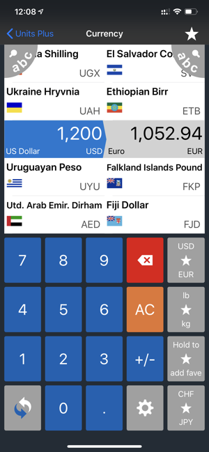 ‎Units Plus Converter Screenshot