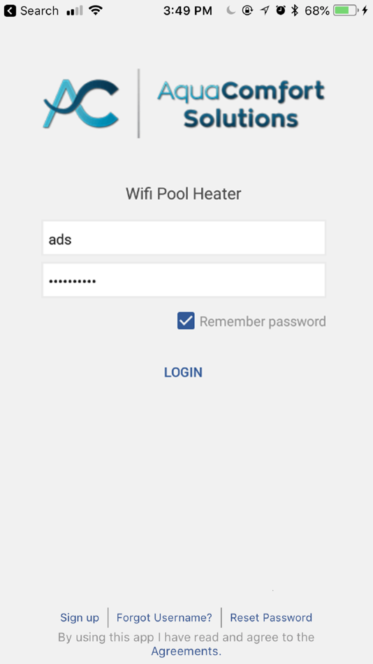 Aqua Comfort: Wifi Pool Heater - 3.1.2 - (iOS)