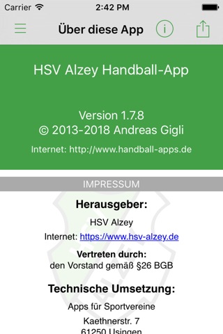 HSV Alzey screenshot 4