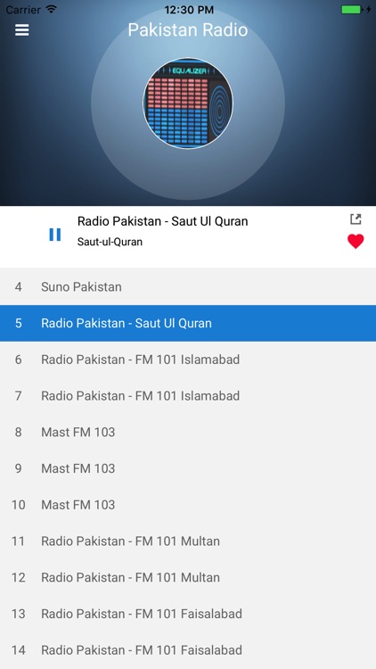 Pakistan Radio Station FM Live screenshot-3