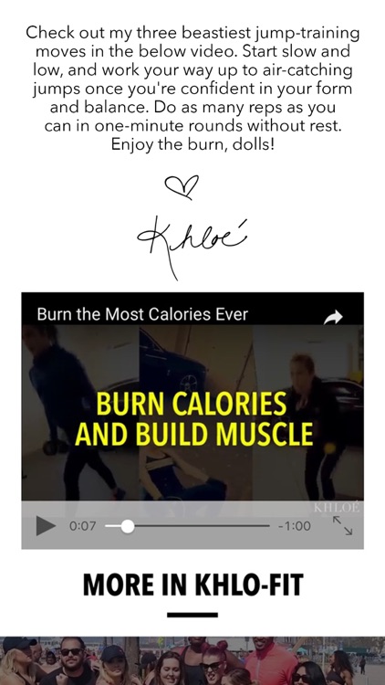 Khloé Kardashian Official App