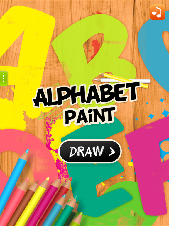 Alphabet Paint - Letters iPad screenshot