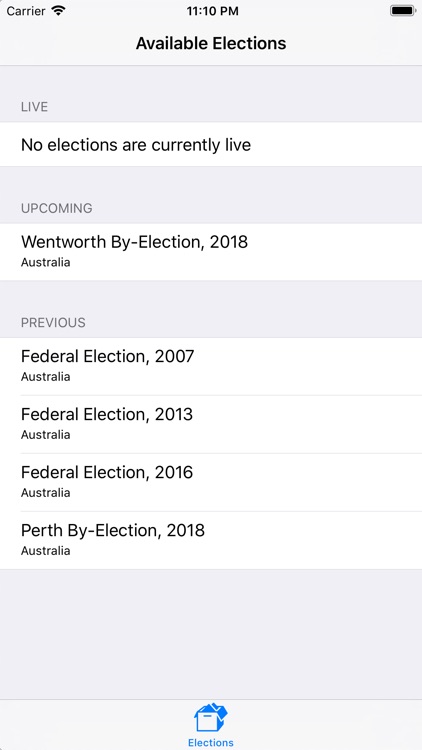 PollMob: Live election results