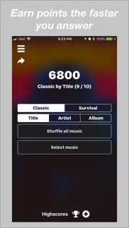 my music library quiz iphone screenshot 2