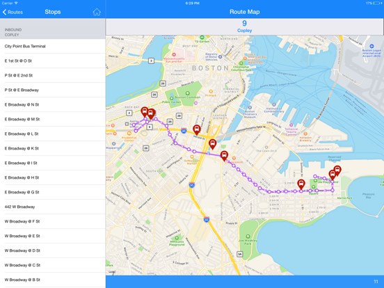 Screenshot #6 pour Where's my MBTA Bus?