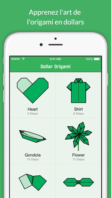 Screenshot #2 pour Origami en dollar