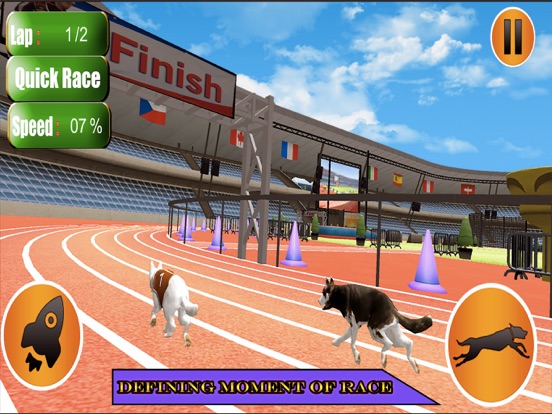 Dog Racer Simulation 2017 iPad screenshot