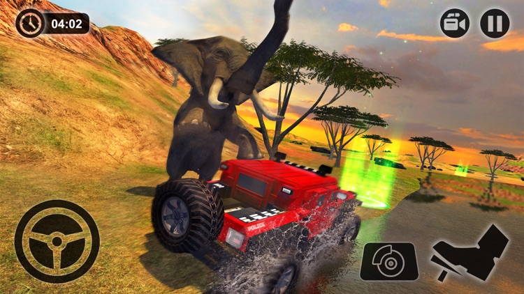 Safari Hummer Driving Sim 2018 screenshot-4