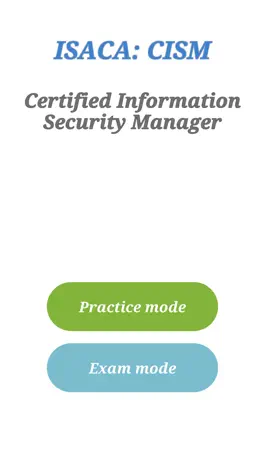 Game screenshot CISM Certification Exam mod apk