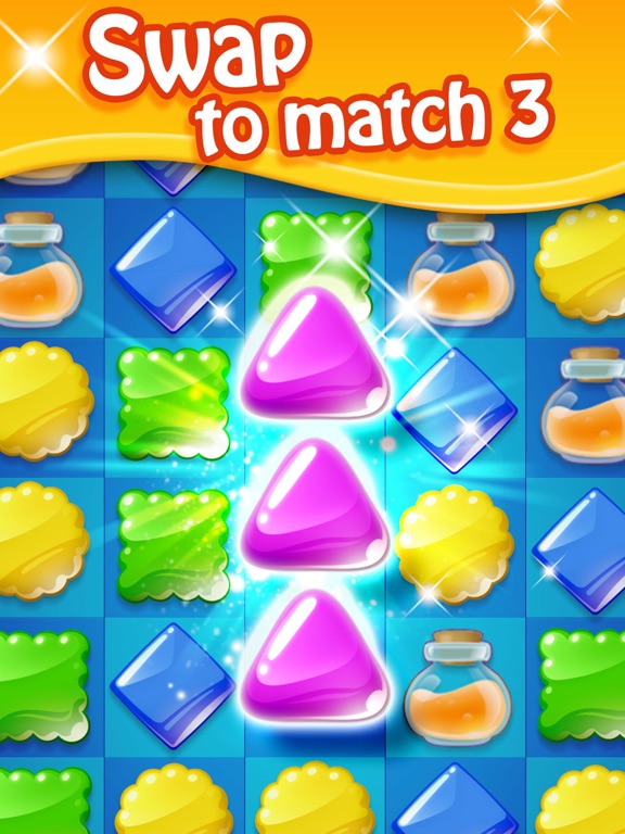 Cookie Mania Crush iPad screenshot 4 - Games app