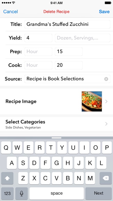 My Recipe Book Organizer screenshot1