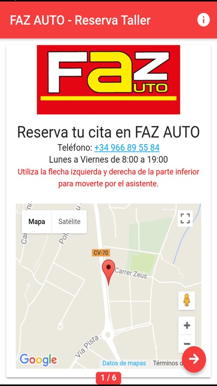 Reservas Taller FAZ Auto