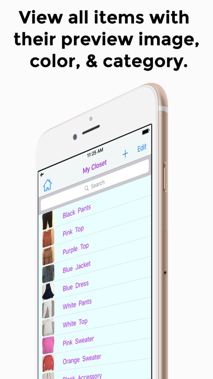 Deposit Your Closet - A Closet Organizer