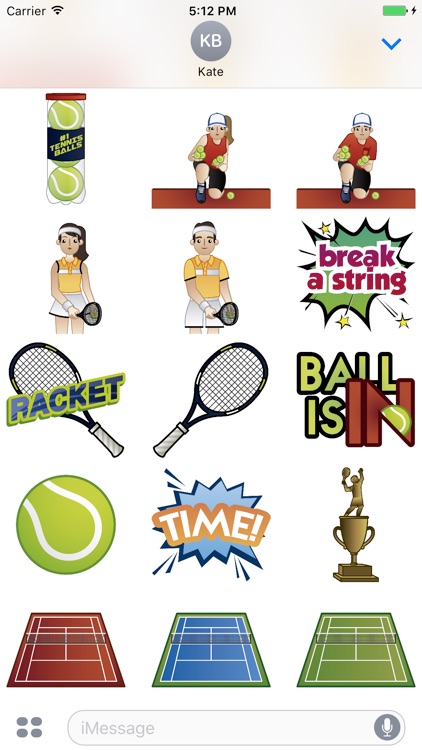 Tennis Emoji screenshot-3