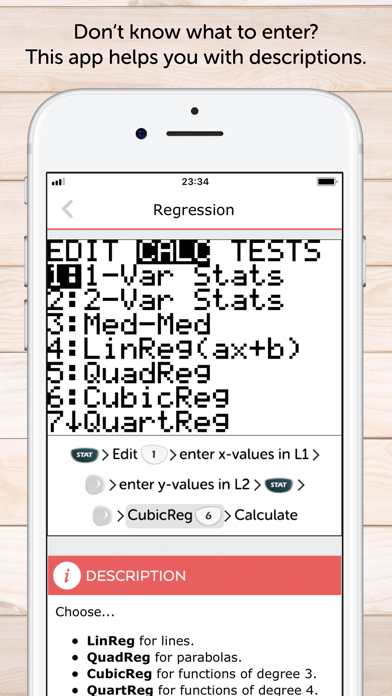 TI 84 Graphing Calculator Man. Screenshot