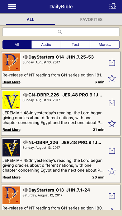 Screenshot #2 pour Daily Bible Reading App
