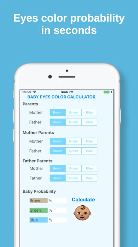 EYE COLOR CALCULATOR