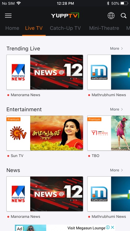 YuppTV - Live TV & Movies
