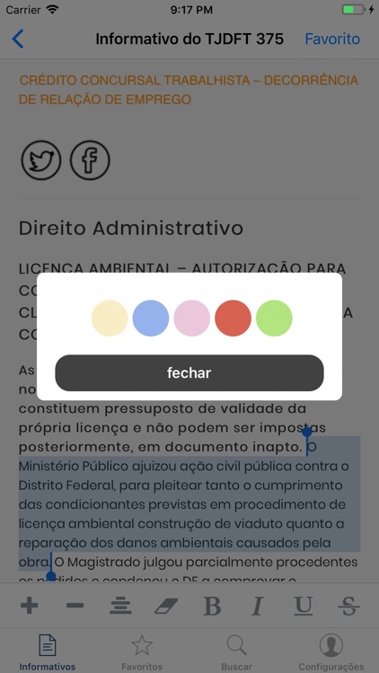 Informativos do TJDFT