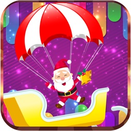 Christmas Santa Parachute Land