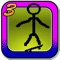 Stick-man Paper Skateboarding Extreme Game 3