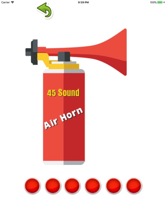Real Air Horn 45 Funny Sound iPad screenshot 4 - Music app