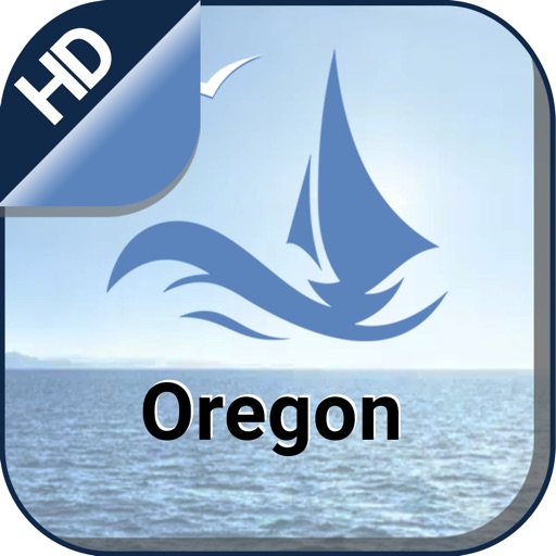 Oregon boating offline gps nautical fishing charts