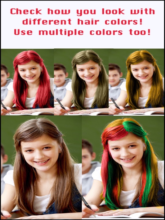 Screenshot #4 pour Hair & Lip Color Changer