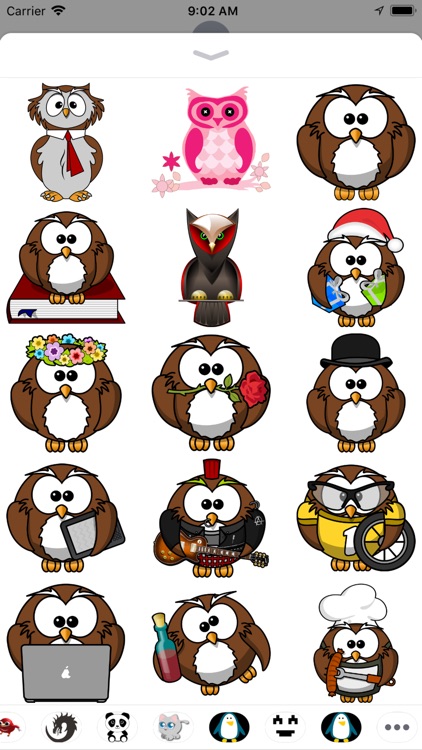 Owl Stickers - 2018