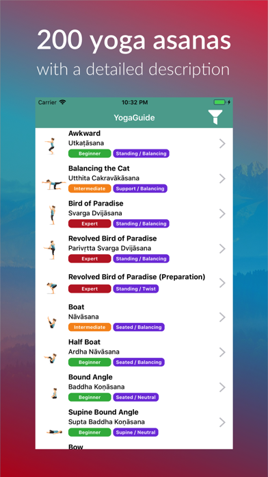 Yoga Guide Asanas Pro screenshot 2