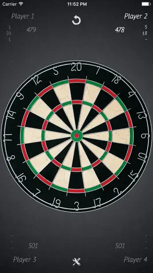 Скриншот Darts Score Board на iPhone 2