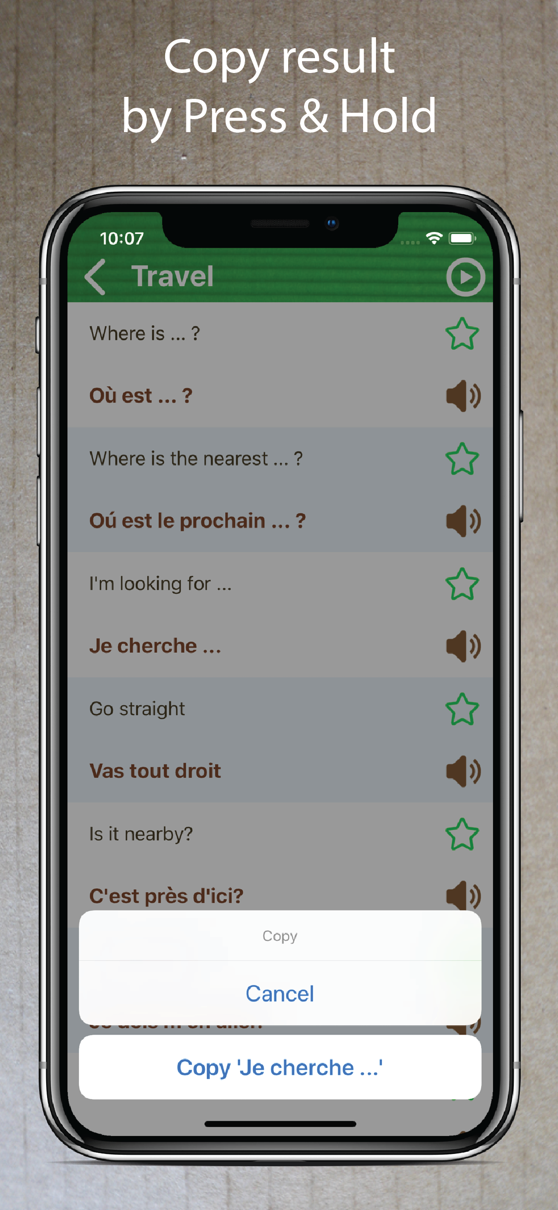 Learn French Phrasebook Pro + screenshot 3