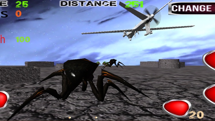 Drone Strike Spiderbot Web 3D screenshot-3
