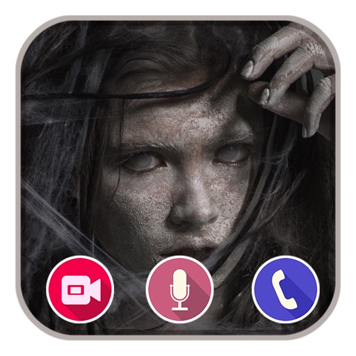 Video Call From Scary Ghost Icon