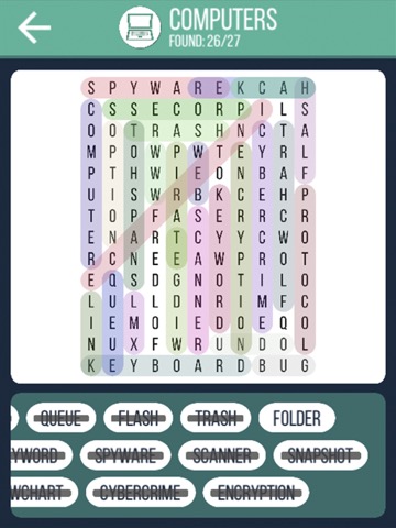 Word Search Puzzle Colorful - Find Hidden Wordsのおすすめ画像1
