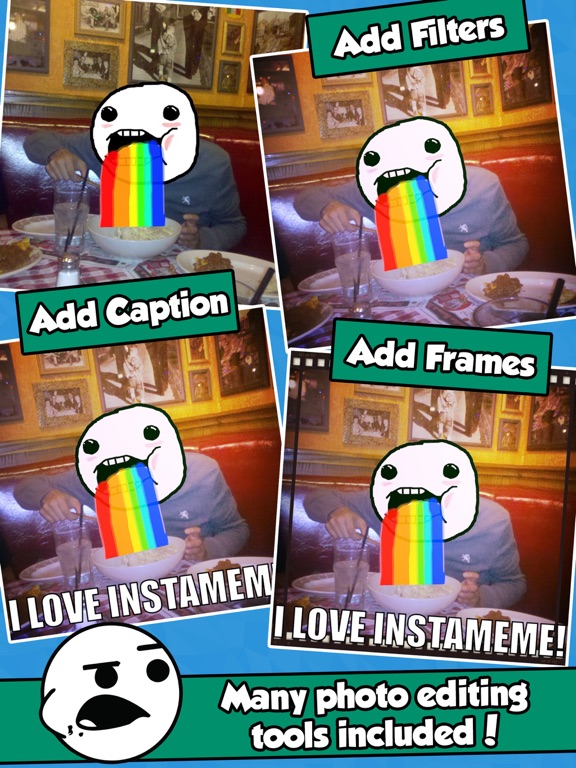 Screenshot #6 pour InstaMeme! - Photo Editor with Funny Meme Stickers