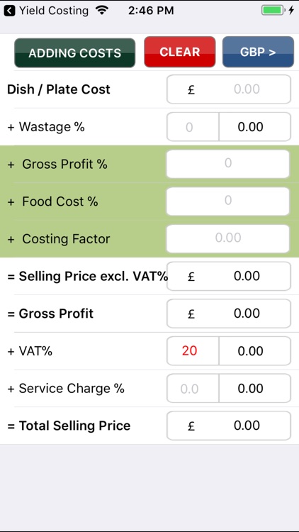 Food costing (made simple)