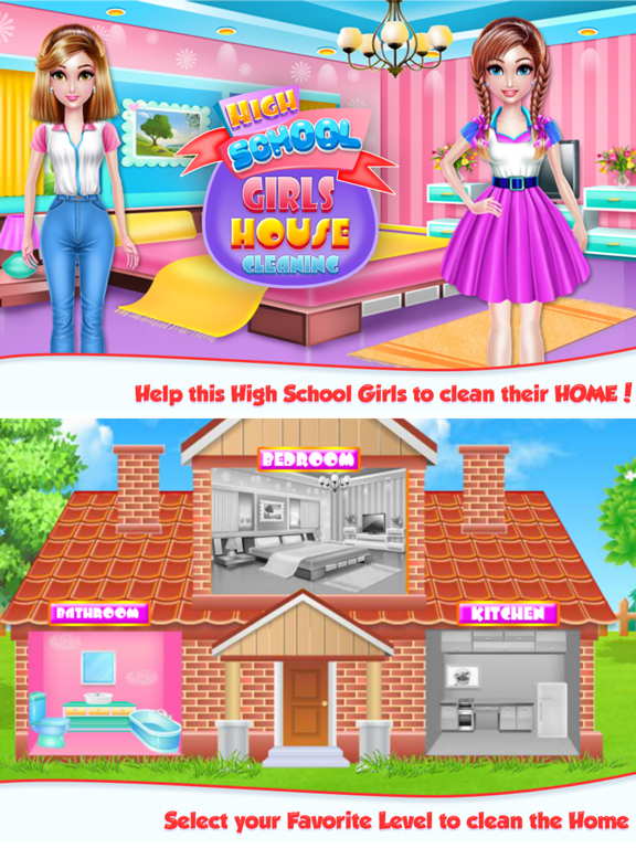 Screenshot #4 pour Highschool Girls House Cleanup
