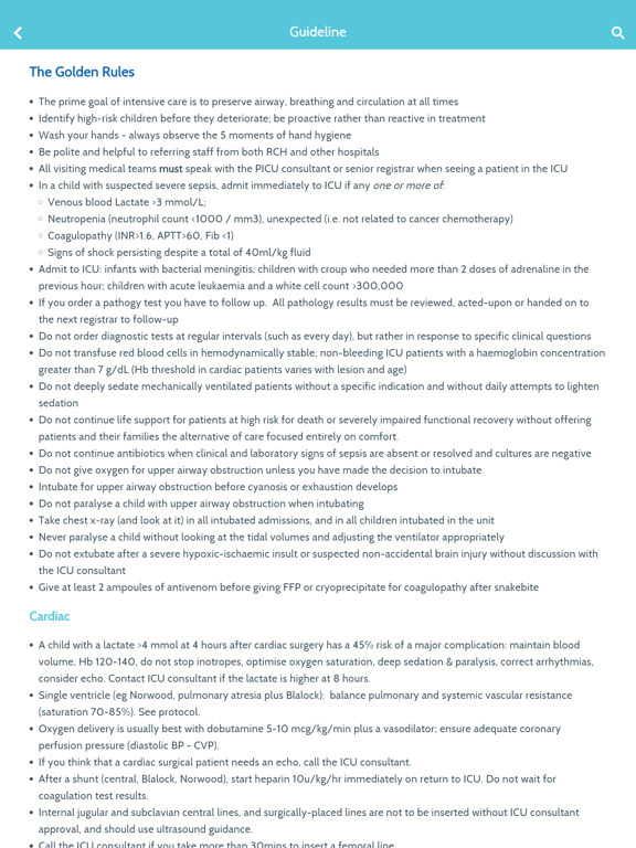 Screenshot #5 pour Paediatric Intensive Care