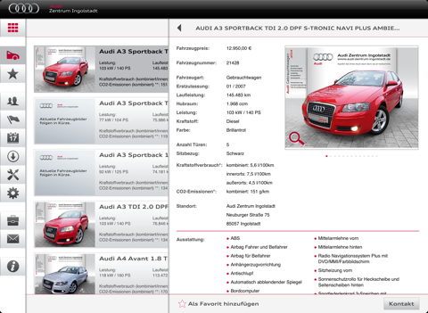 Audi Ingolstadt für iPad screenshot 4