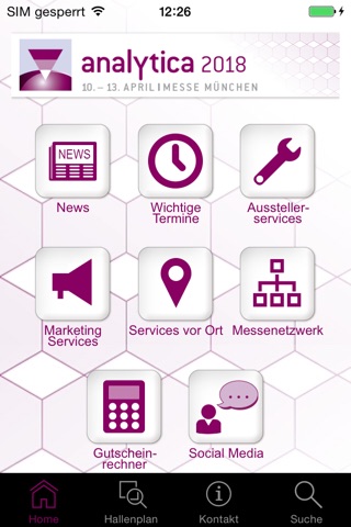 analytica exhibitor screenshot 2