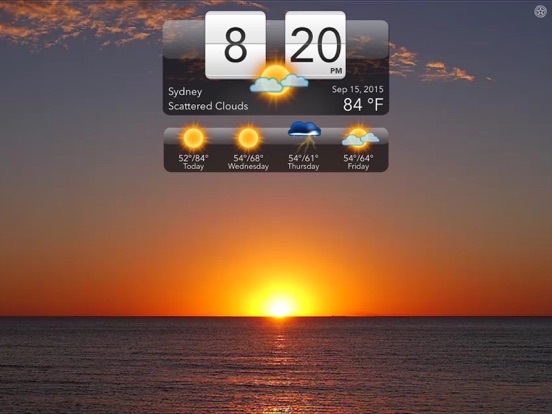 Living Weather HD free: National forecast with Animated background screenshot