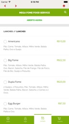 Mega Fome Food Service Captura de tela 3