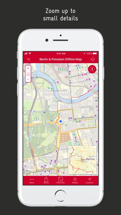 Berlin & Potsdam Offline Map screenshot-3