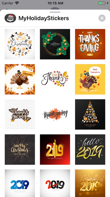 Holiday Stickers: 2019