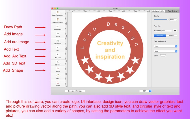 Screenshot #1 pour Smart Logo Designer
