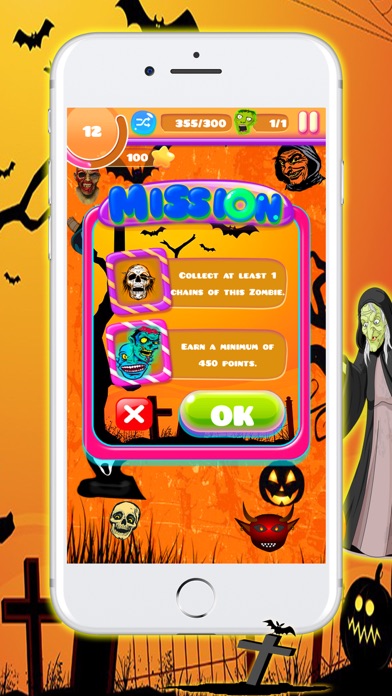 How to cancel & delete Zombie Match 4 Halloween Game from iphone & ipad 3