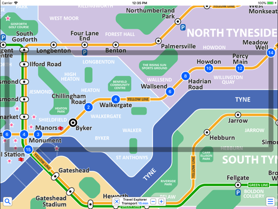 Screenshot #6 pour Tyne and Wear Metro by Zuti
