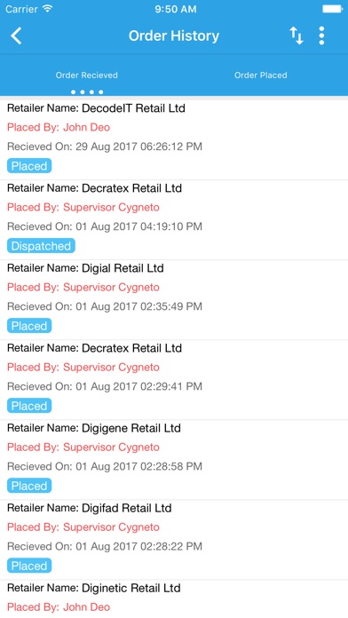 Cygneto Distributors screenshot 4