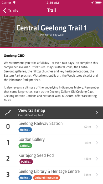 How to cancel & delete Geelong Arts & Culture Trails from iphone & ipad 4